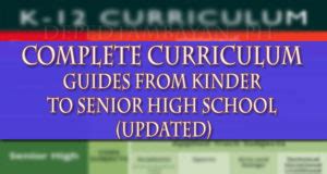Complete Curriculum Guides from Kinder to Senior High  .